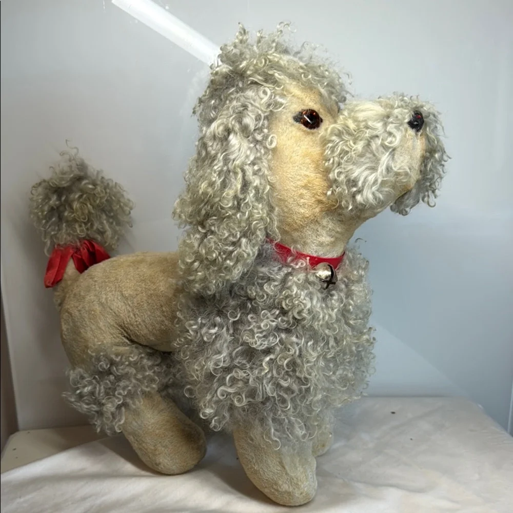 1950’ Vintage Antique Poodle Dog toy - Picture 1 of 8